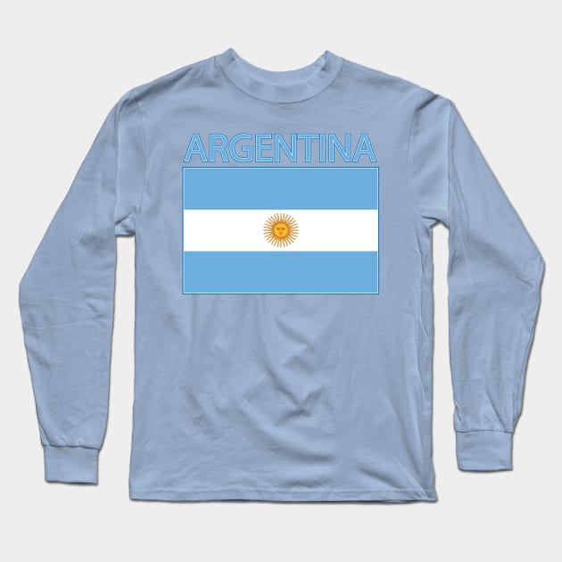 Argentina campeones del mundo 2022 world cup champions Long Sleeve T-Shirt by Estudio3e